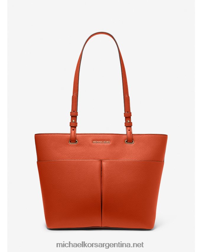mujer Naranja intenso bolso shopper Bedford mediano de piel sintética Michael Kors T46HB01172