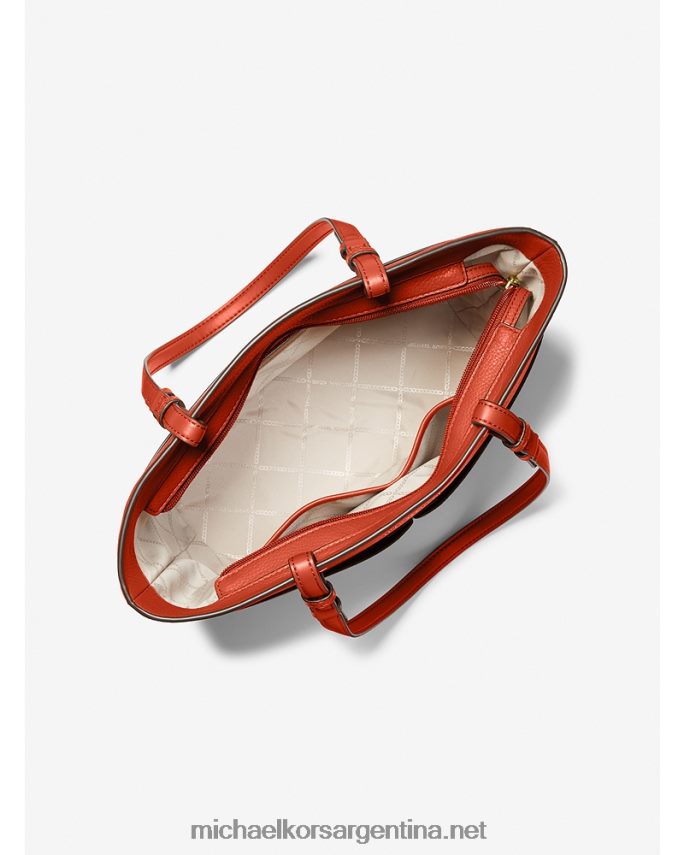 mujer Naranja intenso bolso shopper Bedford mediano de piel sintética Michael Kors T46HB01172
