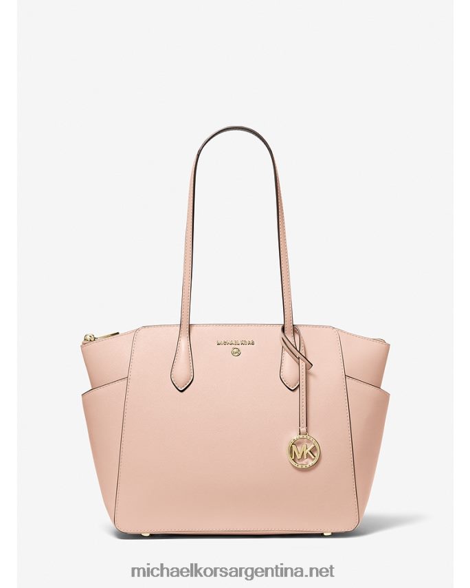 mujer Rosa suave bolso shopper marilyn mediano de piel saffiano Michael Kors T46HB01050