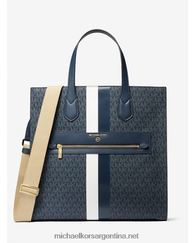 mujer adm/plbl/opw bolso shopper Kempner grande con franja del logo Michael Kors T46HB01083