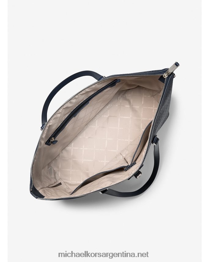 mujer admrl/plazul tote Heritage grande con logo Michael Kors T46HB01180