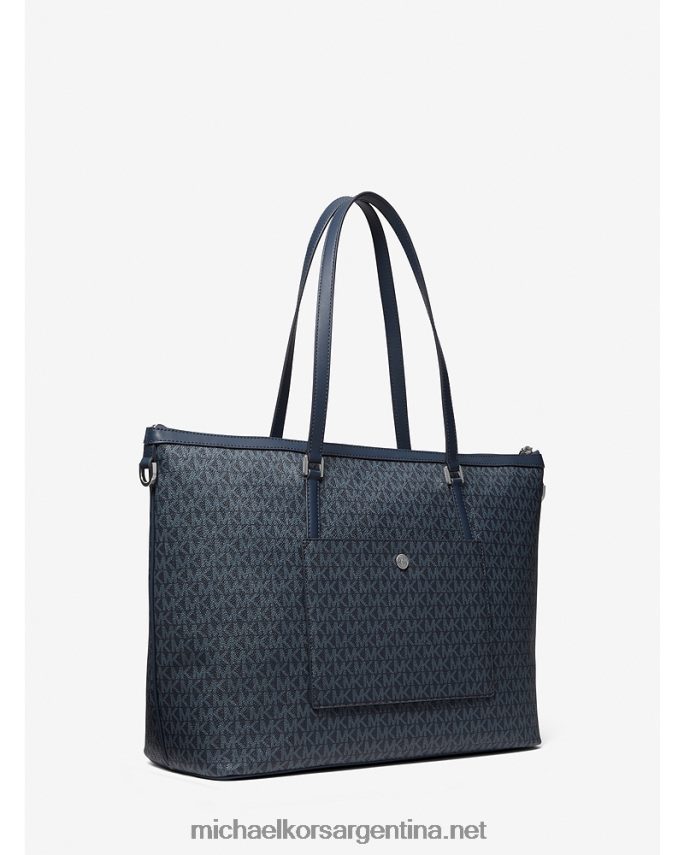 mujer admrl/plazul tote Heritage grande con logo Michael Kors T46HB01180