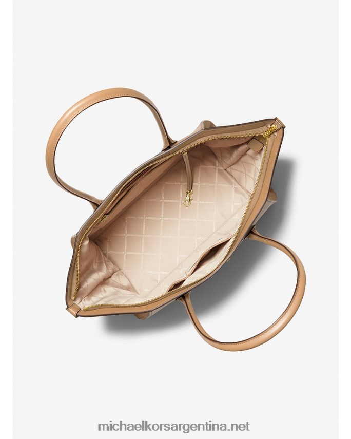 mujer cáscara bolso shopper avril extragrande de piel con cremallera en la parte superior Michael Kors T46HB01174