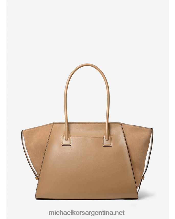 mujer cáscara bolso shopper avril extragrande de piel con cremallera en la parte superior Michael Kors T46HB01174