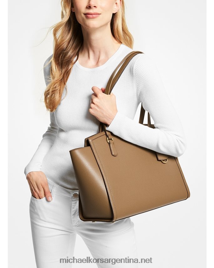 mujer cáscara bolso shopper chantal grande de piel granulada Michael Kors T46HB01163