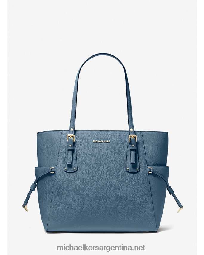 mujer cambray bolso shopper voyager pequeño de piel granulada Michael Kors T46HB01065