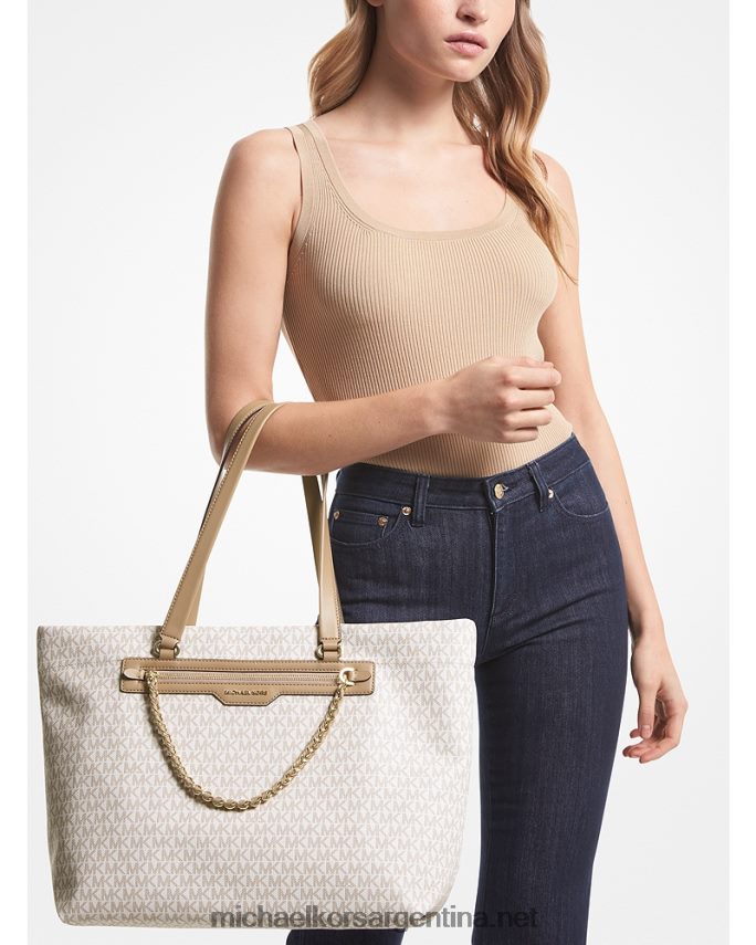 mujer camello bolso slater grande con logo Michael Kors T46HB01078