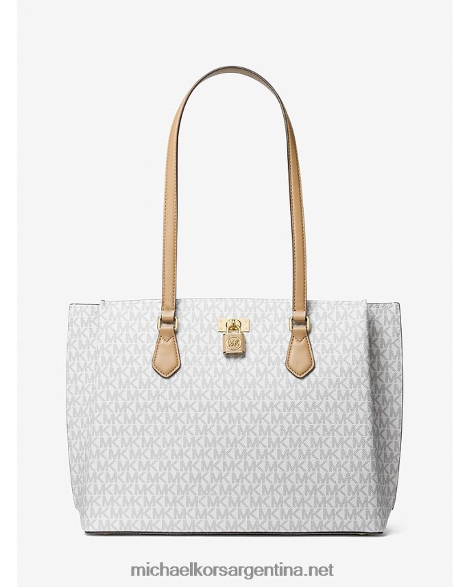 mujer camello tote ruby ​​grande con logo Michael Kors T46HB01159