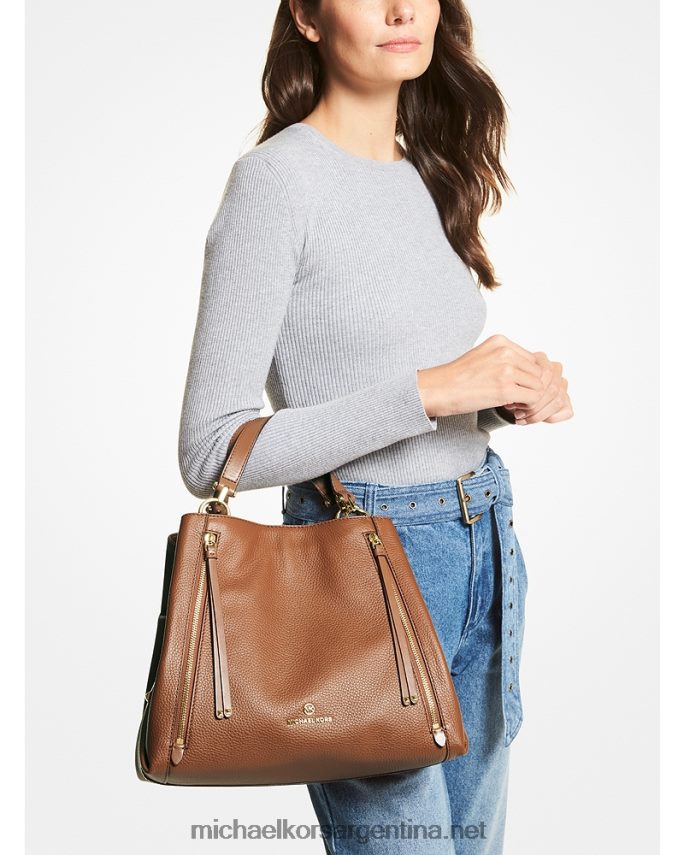 mujer equipaje bolso shopper brooklyn grande de piel granulada Michael Kors T46HB01189