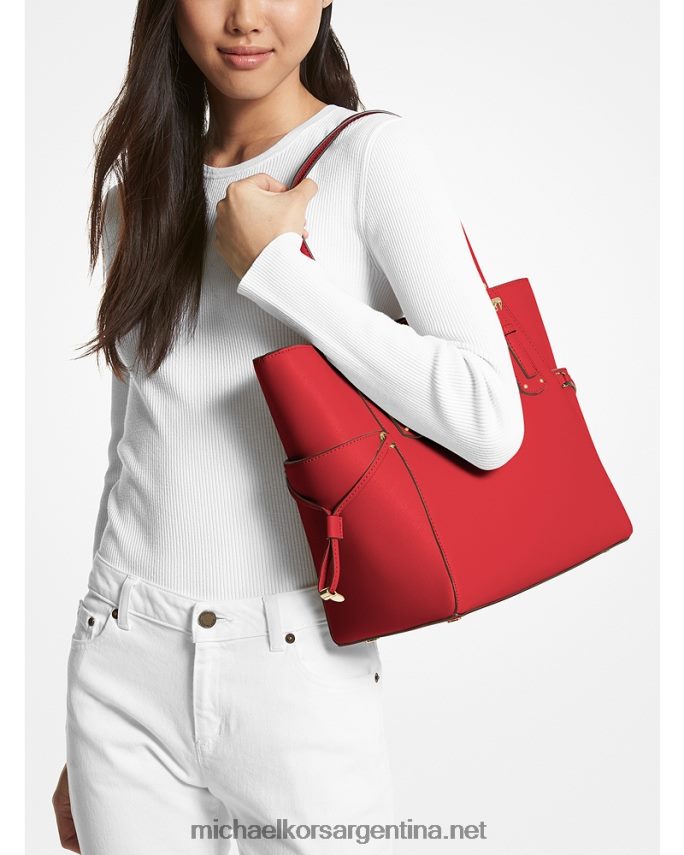 mujer fuego bolso shopper voyager pequeño de piel saffiano Michael Kors T46HB01056