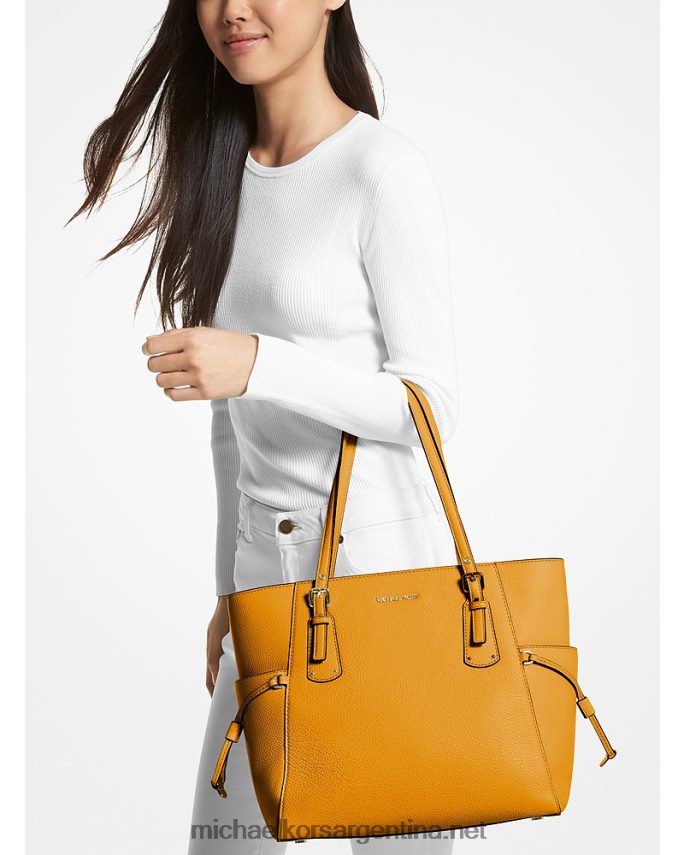 mujer maravilla bolso shopper voyager pequeño de piel granulada Michael Kors T46HB01060