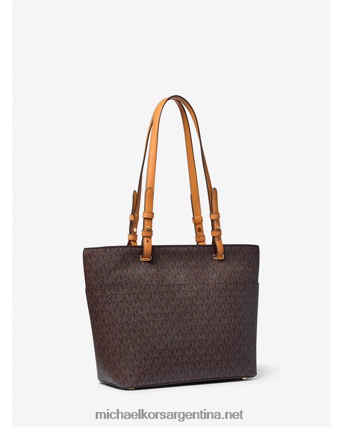 mujer marrón/bellota tote bedford mediano con logo Michael Kors T46HB01173