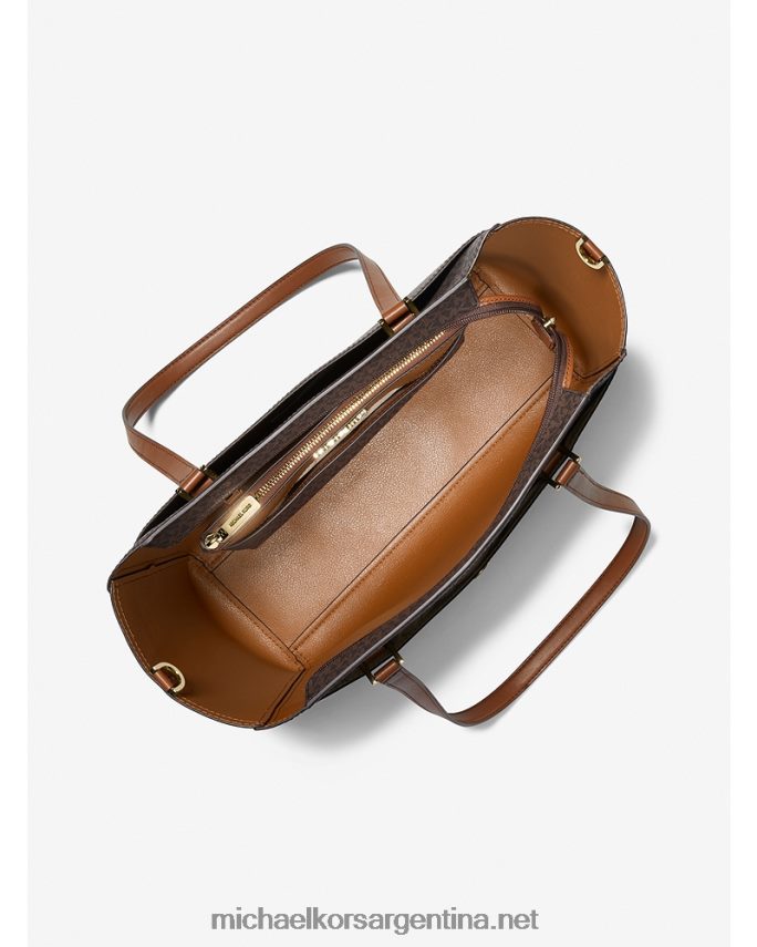 mujer marrón tote maisie grande con logo 3 en 1 Michael Kors T46HB01116