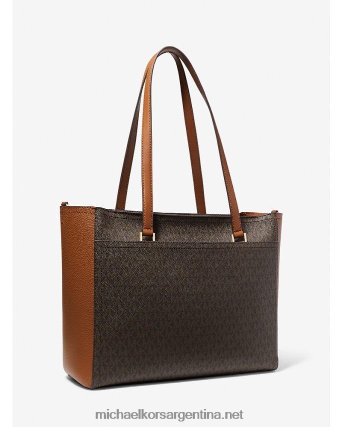 mujer marrón tote maisie grande con logo 3 en 1 Michael Kors T46HB01116