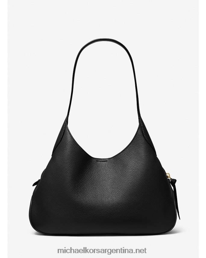 mujer negro bolso de hombro kelsey grande de piel granulada Michael Kors T46HB01137