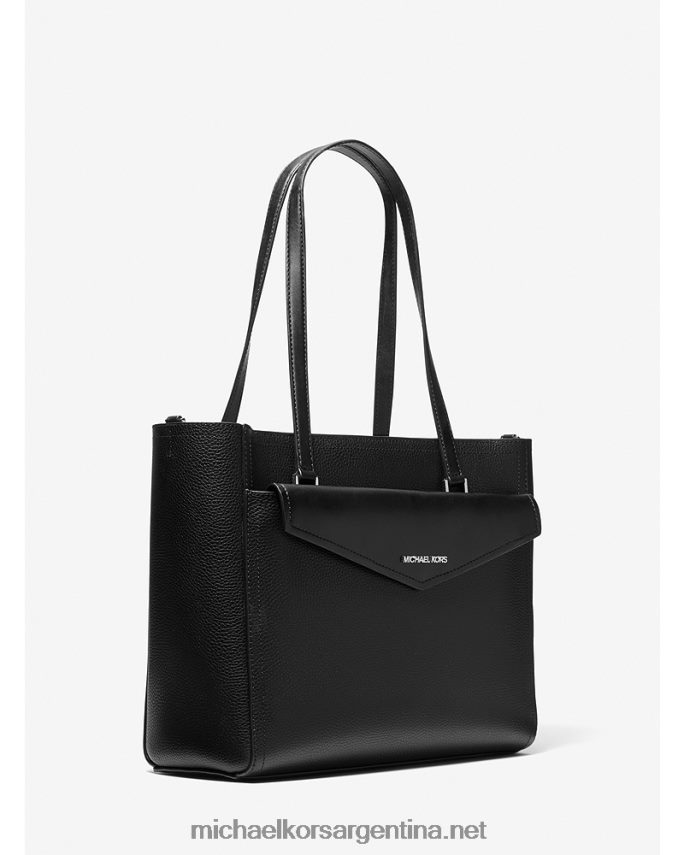 mujer negro bolso shopper 3 en 1 maisie grande de piel granulada Michael Kors T46HB01111