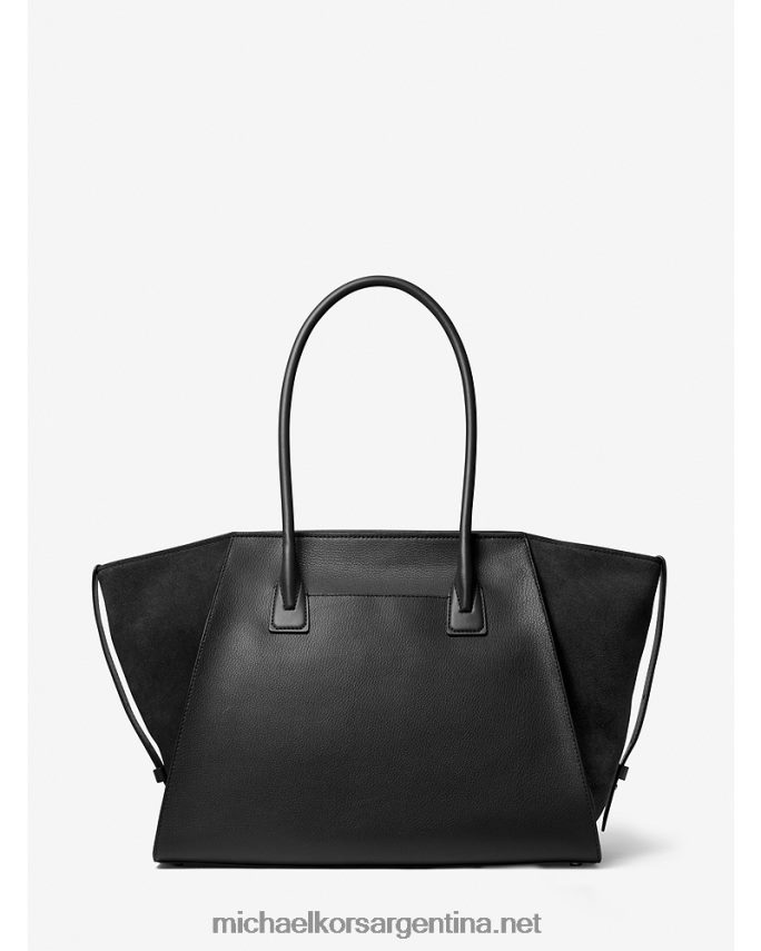 mujer negro bolso shopper avril extragrande de piel con cremallera en la parte superior Michael Kors T46HB01179