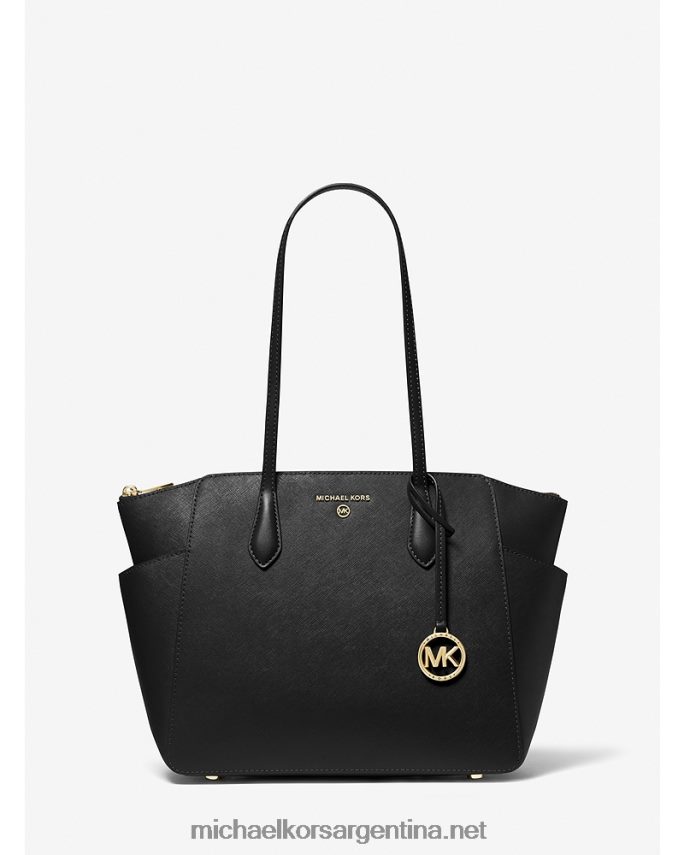 mujer negro bolso shopper marilyn mediano de piel saffiano Michael Kors T46HB01053
