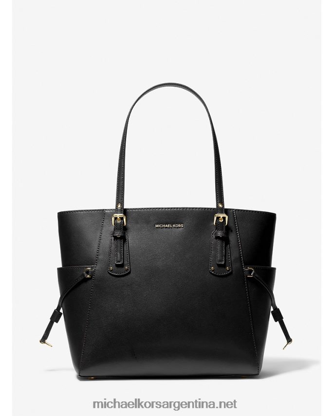 mujer negro bolso shopper voyager pequeño de piel Michael Kors T46HB01149