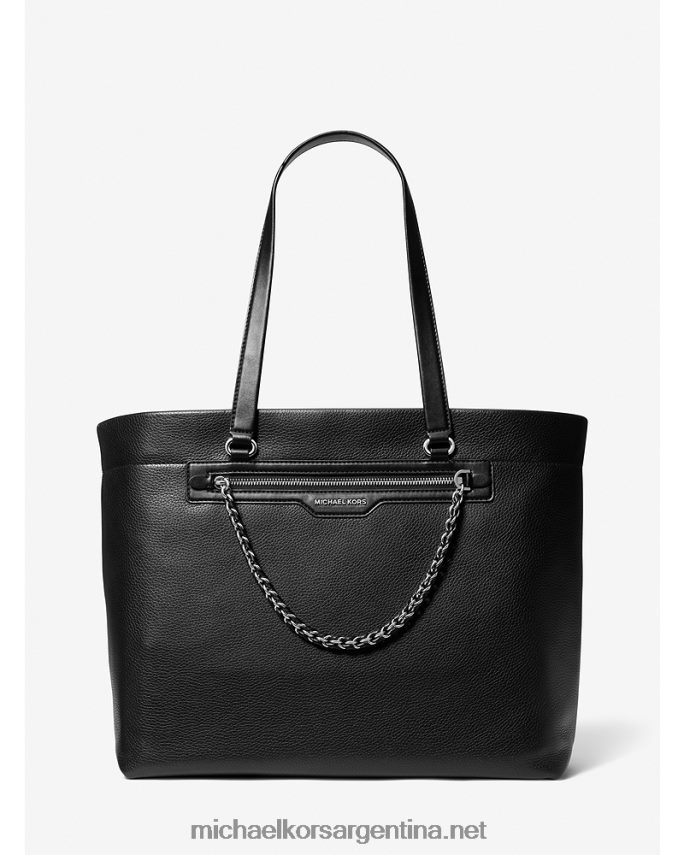 mujer negro bolso slater grande de piel granulada Michael Kors T46HB01079