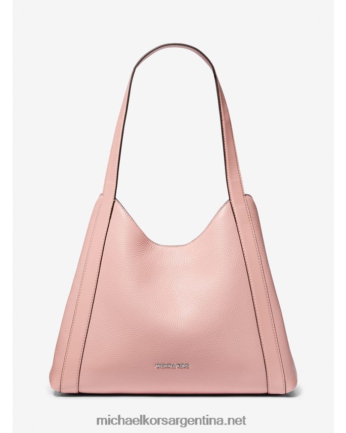 mujer rosa bolso de hombro rosemary grande de piel granulada Michael Kors T46HB01087