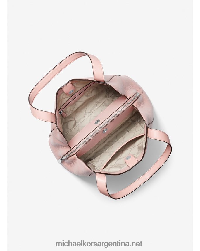 mujer rosa bolso de hombro rosemary grande de piel granulada Michael Kors T46HB01087