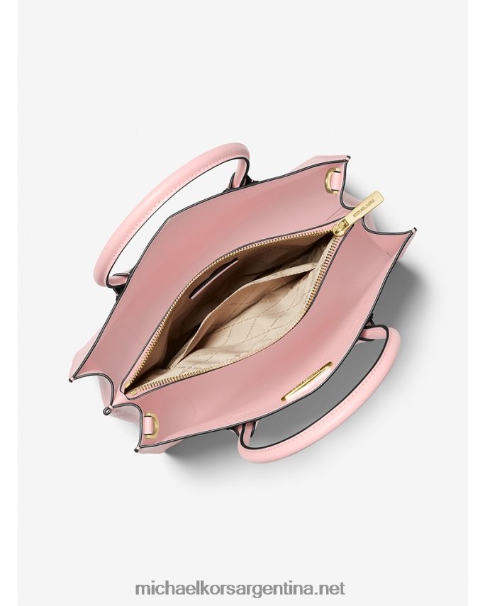 mujer rubor en polvo bolso shopper mercer grande en forma de acordeón de piel granulada Michael Kors T46HB01139