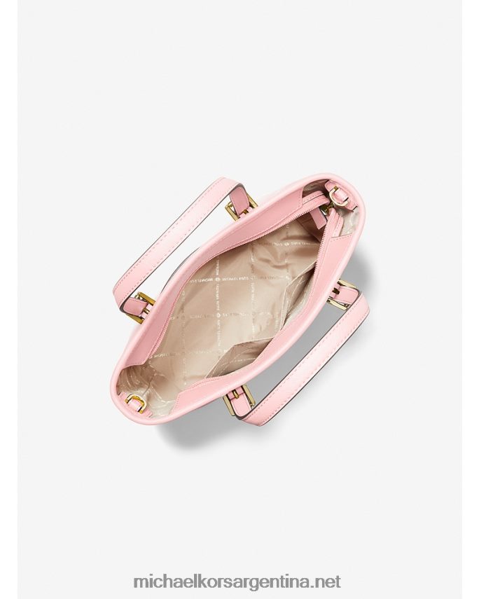 mujer rubor en polvo bolso tote jet set travel extrapequeño de piel saffiano con cremallera superior Michael Kors T46HB01100