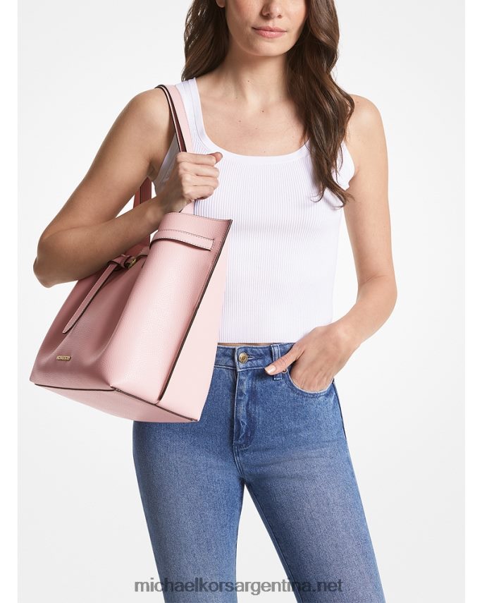 mujer rubor en polvo tote emilia grande de piel granulada Michael Kors T46HB01108