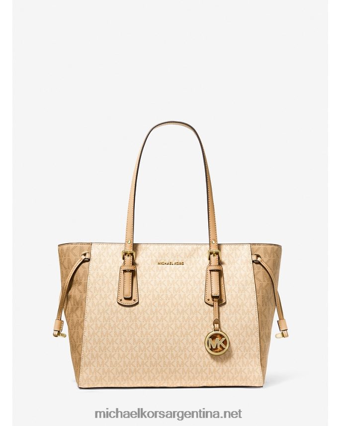 mujer suero de leche multi bolso shopper voyager mediano con logo Michael Kors T46HB01052