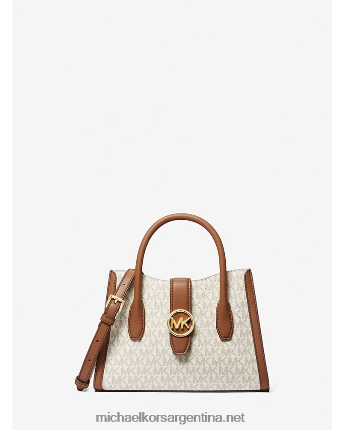 mujer vainilla cartera gabby pequeña con logo Michael Kors T46HB01135