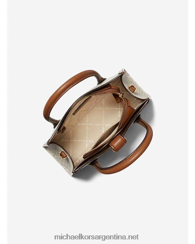 mujer vainilla cartera gabby pequeña con logo Michael Kors T46HB01135