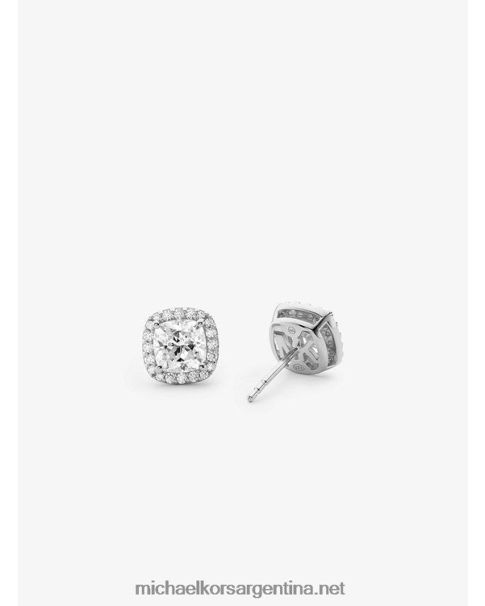 mujer plata aretes de plata de ley con baño de metales preciosos y pavé Michael Kors T46HB02532