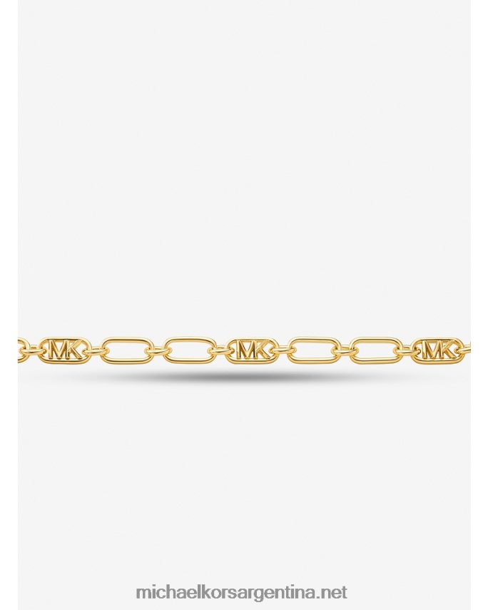 mujer oro collar de eslabones de latón chapado en metales preciosos Michael Kors T46HB02489