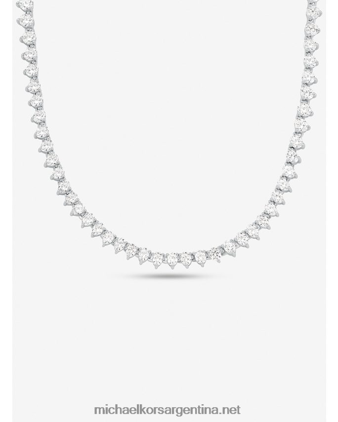 mujer plata collar de cristal de plata esterlina Michael Kors T46HB02506
