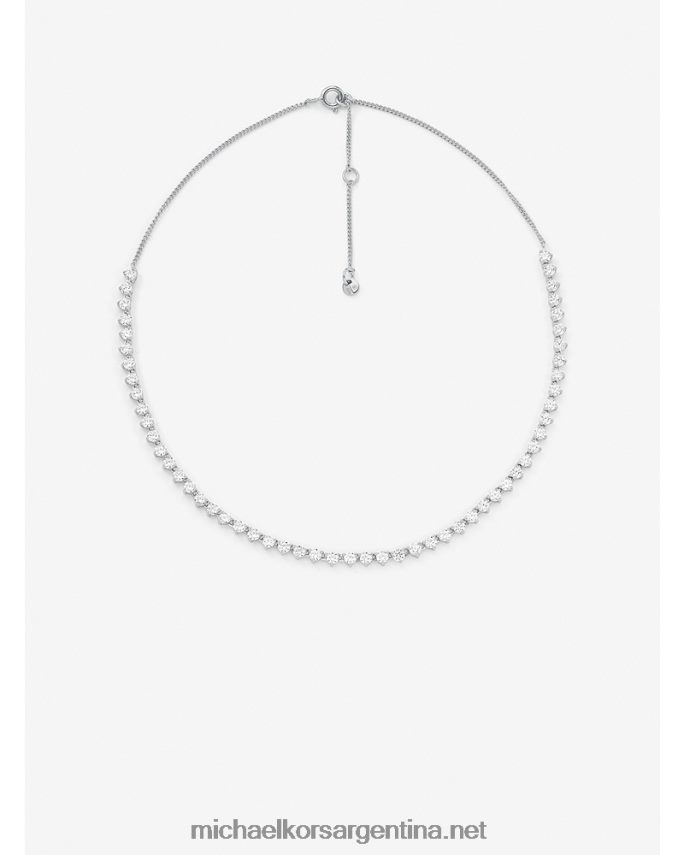 mujer plata collar de cristal de plata esterlina Michael Kors T46HB02506