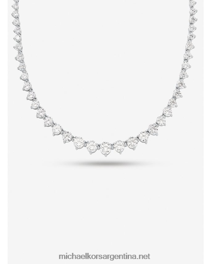 mujer plata collar de cristal de plata esterlina Michael Kors T46HB02512