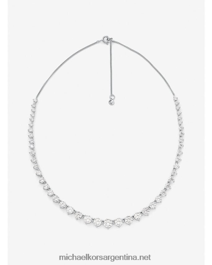 mujer plata collar de cristal de plata esterlina Michael Kors T46HB02512