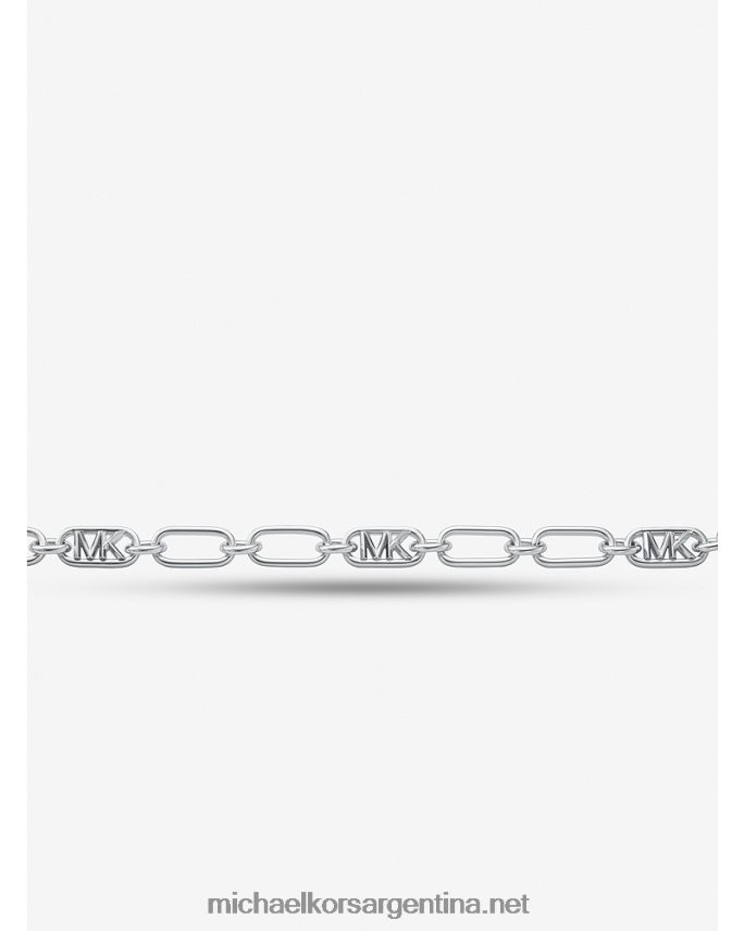 mujer plata collar de eslabones de latón chapado en metales preciosos Michael Kors T46HB02488