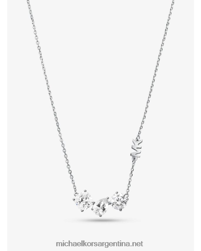 mujer plata collar de piedra de plata esterlina Michael Kors T46HB02515