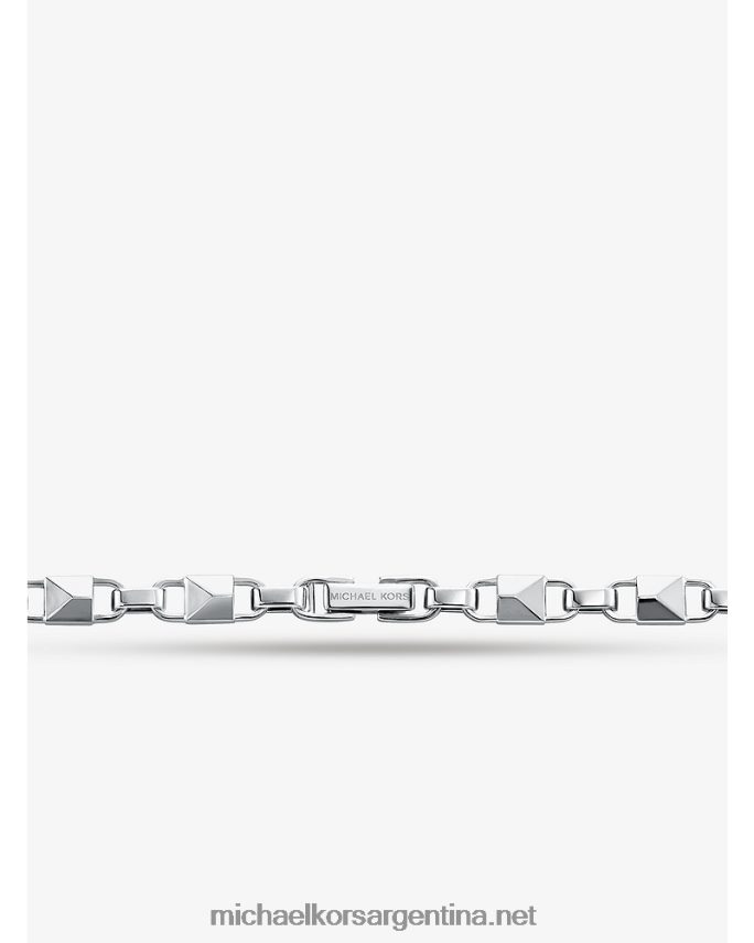 mujer plata collar deslizante de eslabones mercer de plata de ley con baño de metales preciosos Michael Kors T46HB02518