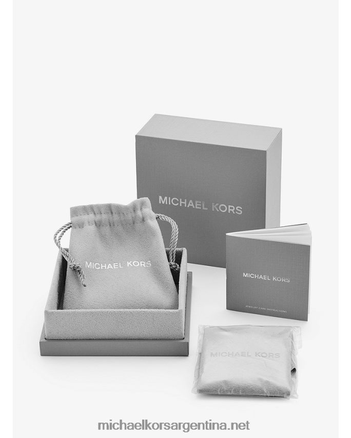 mujer plata collar deslizante de eslabones mercer de plata de ley con baño de metales preciosos Michael Kors T46HB02518