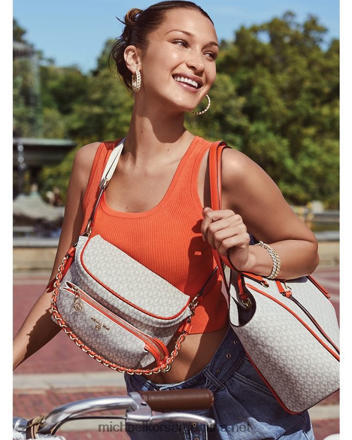 mujer oro pulsera de eslabones curb pavé de plata de ley recubierta de metales preciosos Michael Kors T46HB02453