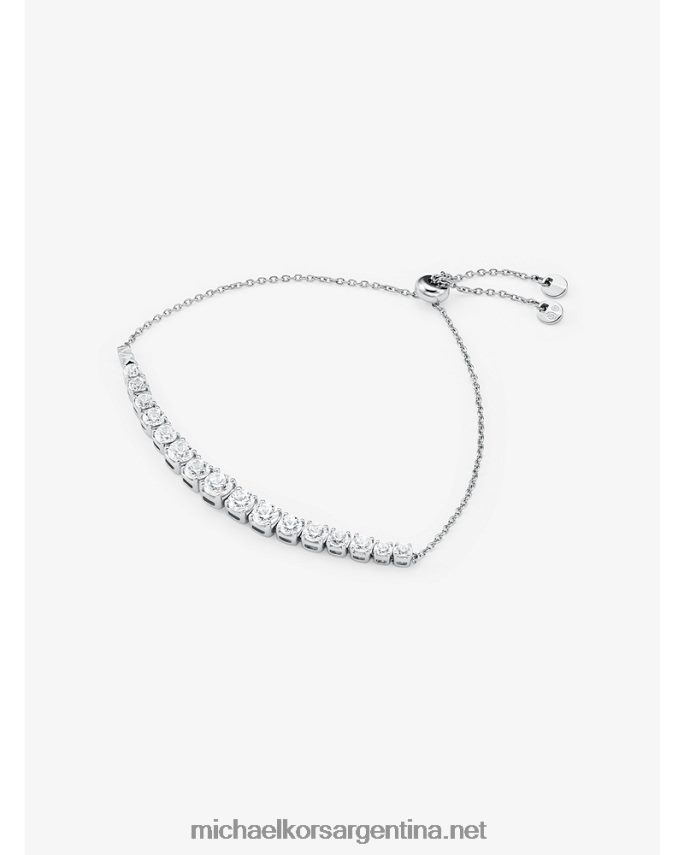 mujer plata pulsera de tenis de plata esterlina Michael Kors T46HB02454