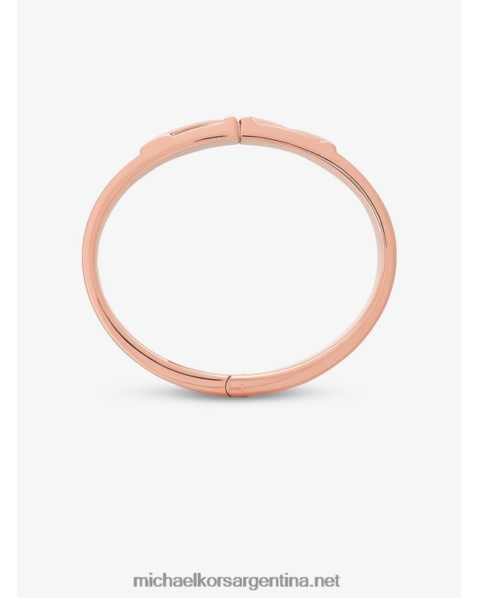 mujer rosa brazalete con logo mott Michael Kors T46HB02479