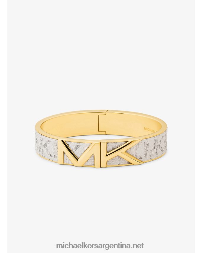 mujer vainilla brazalete con logo Michael Kors T46HB02480