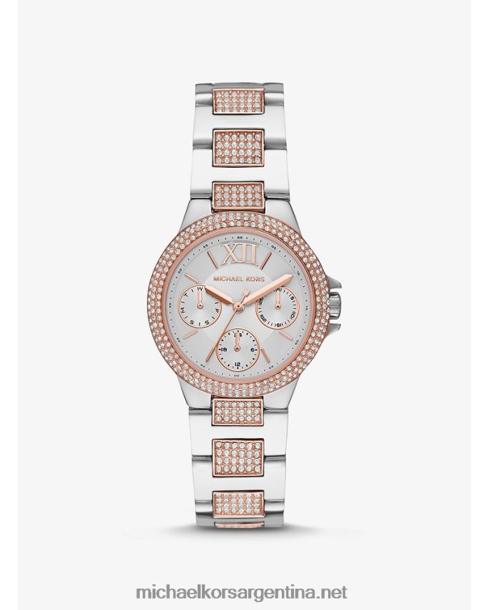 mujer Dos tonos mini reloj camille pave Michael Kors T46HB02409