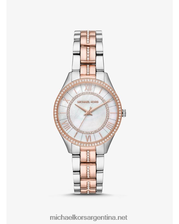 mujer Dos tonos mini reloj lauryn pavé Michael Kors T46HB02370