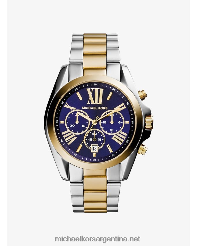 mujer Dos tonos reloj bradshaw extragrande Michael Kors T46HB02416