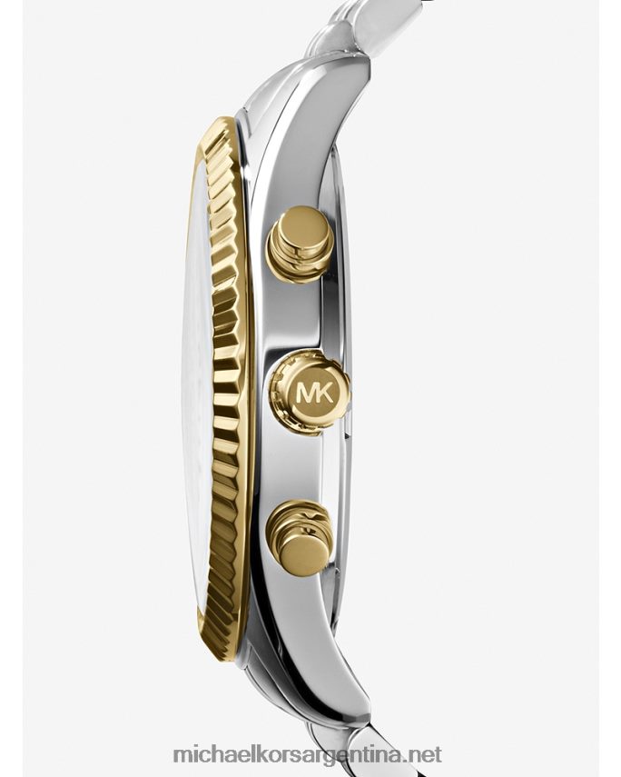 mujer Dos tonos reloj lexington de gran tamaño Michael Kors T46HB02413